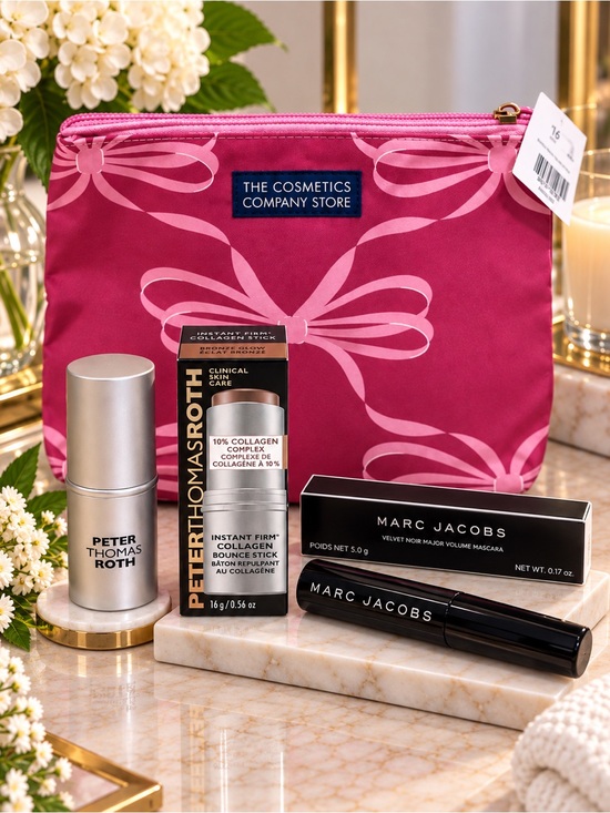 Peter Thomas Roth Other - Beauty Bundle + Cosmetics Bow Bag | Peter Thomas Roth + Marc Jacob